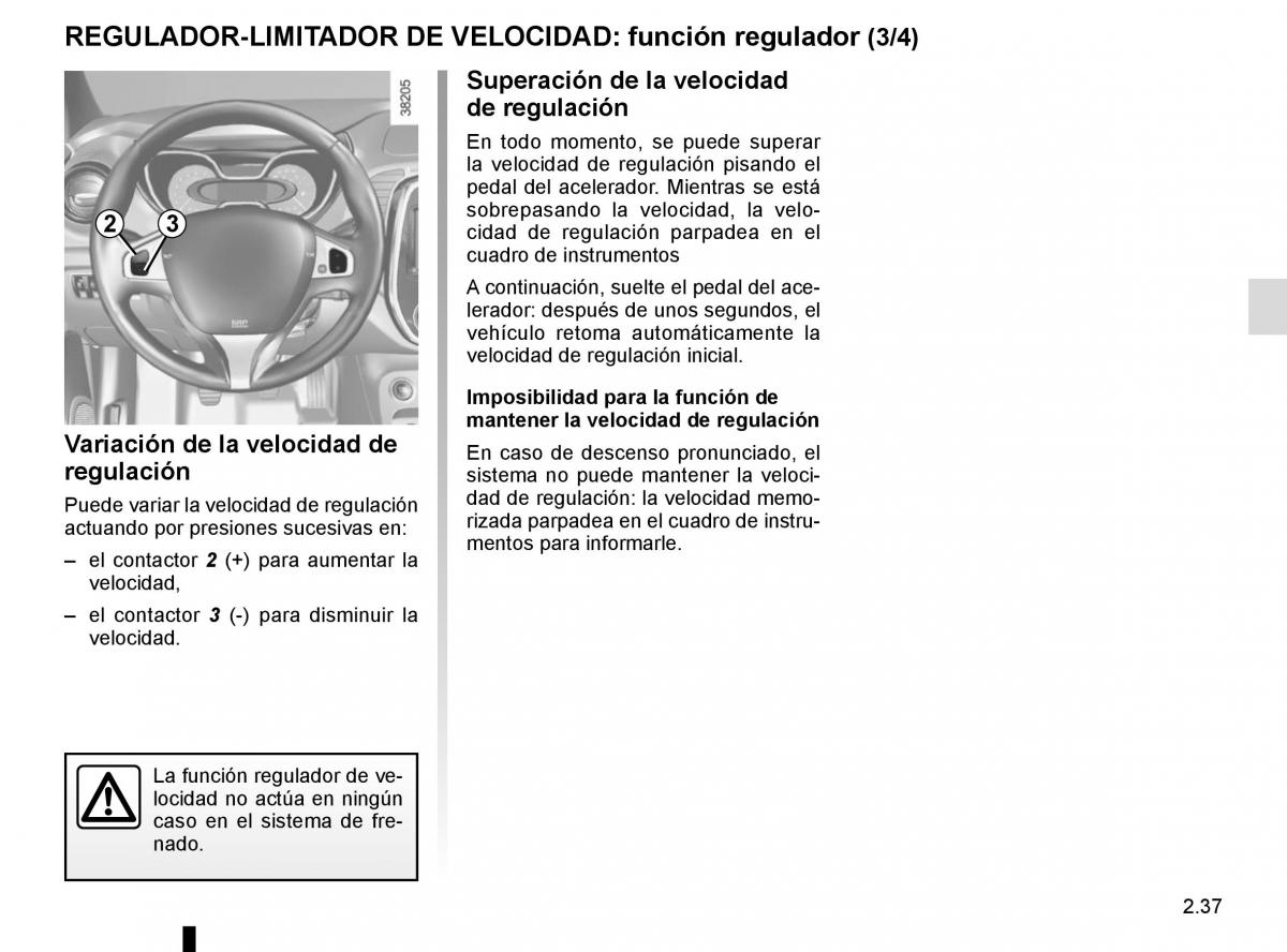 Renault Captur manual del propietario / page 117