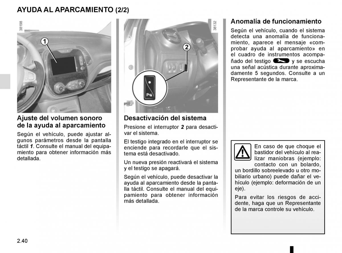 Renault Captur manual del propietario / page 120