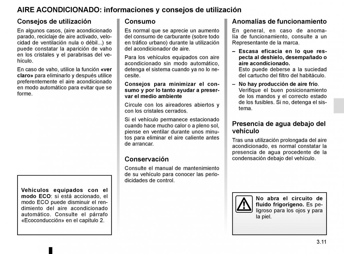 Renault Captur manual del propietario / page 137