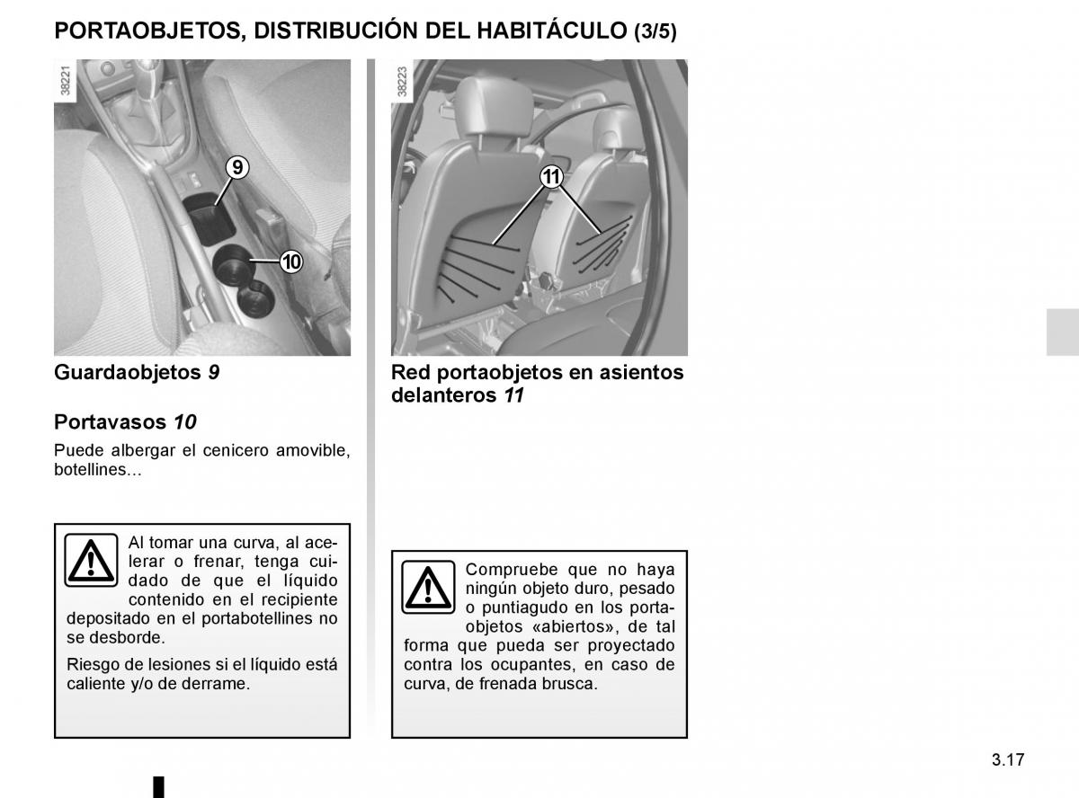 Renault Captur manual del propietario / page 143