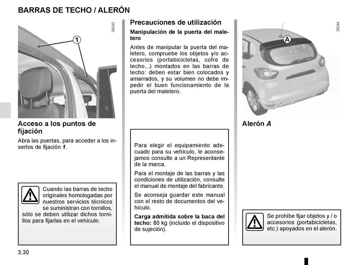 Renault Captur manual del propietario / page 156