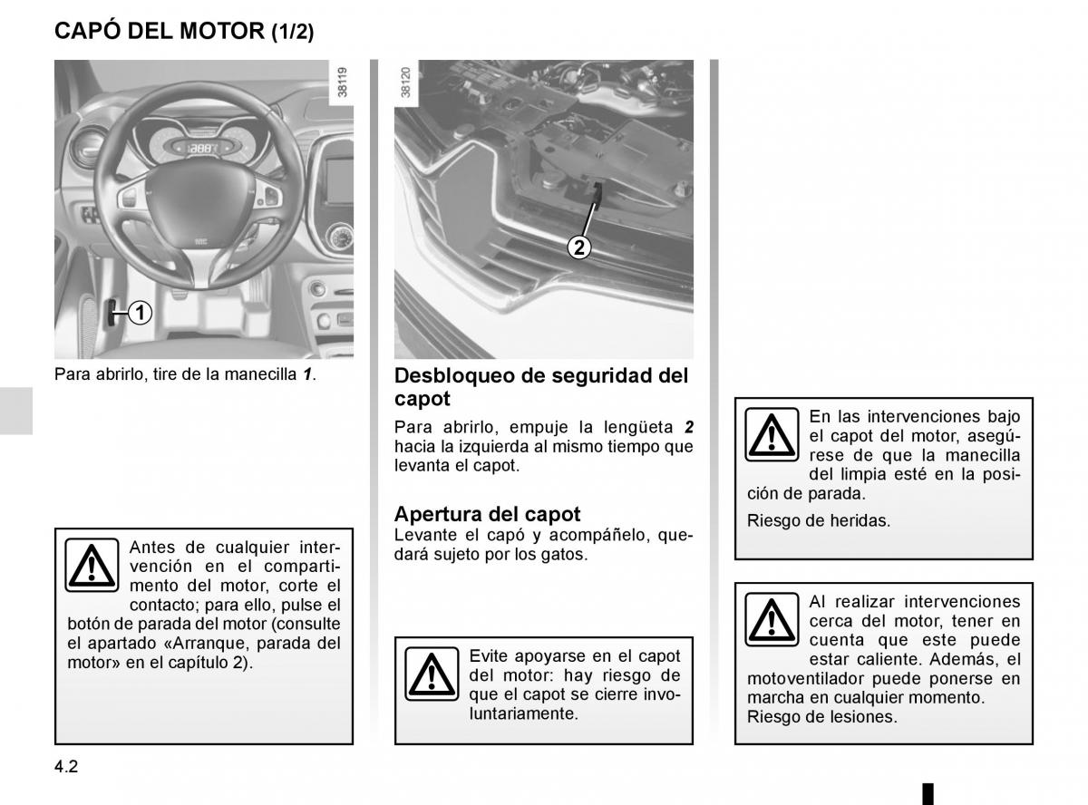 Renault Captur manual del propietario / page 160