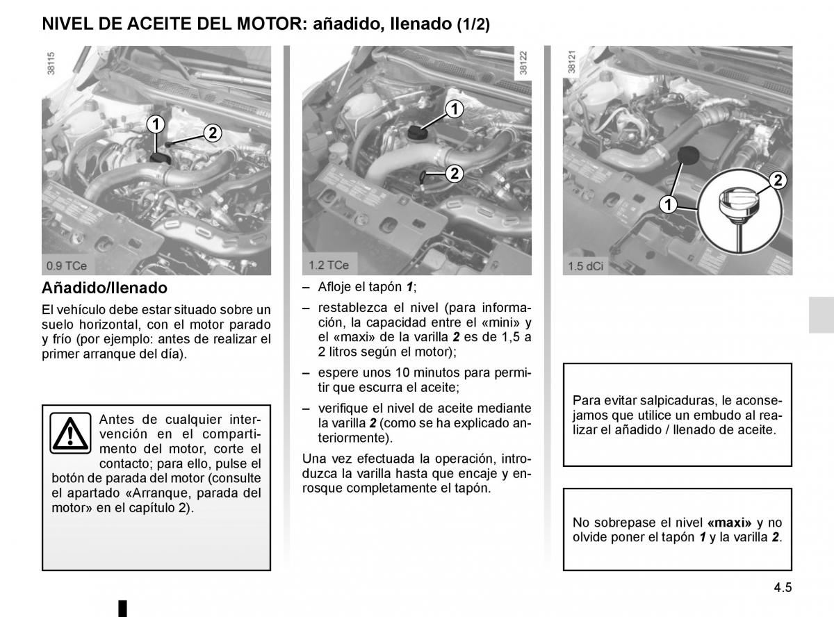 Renault Captur manual del propietario / page 163