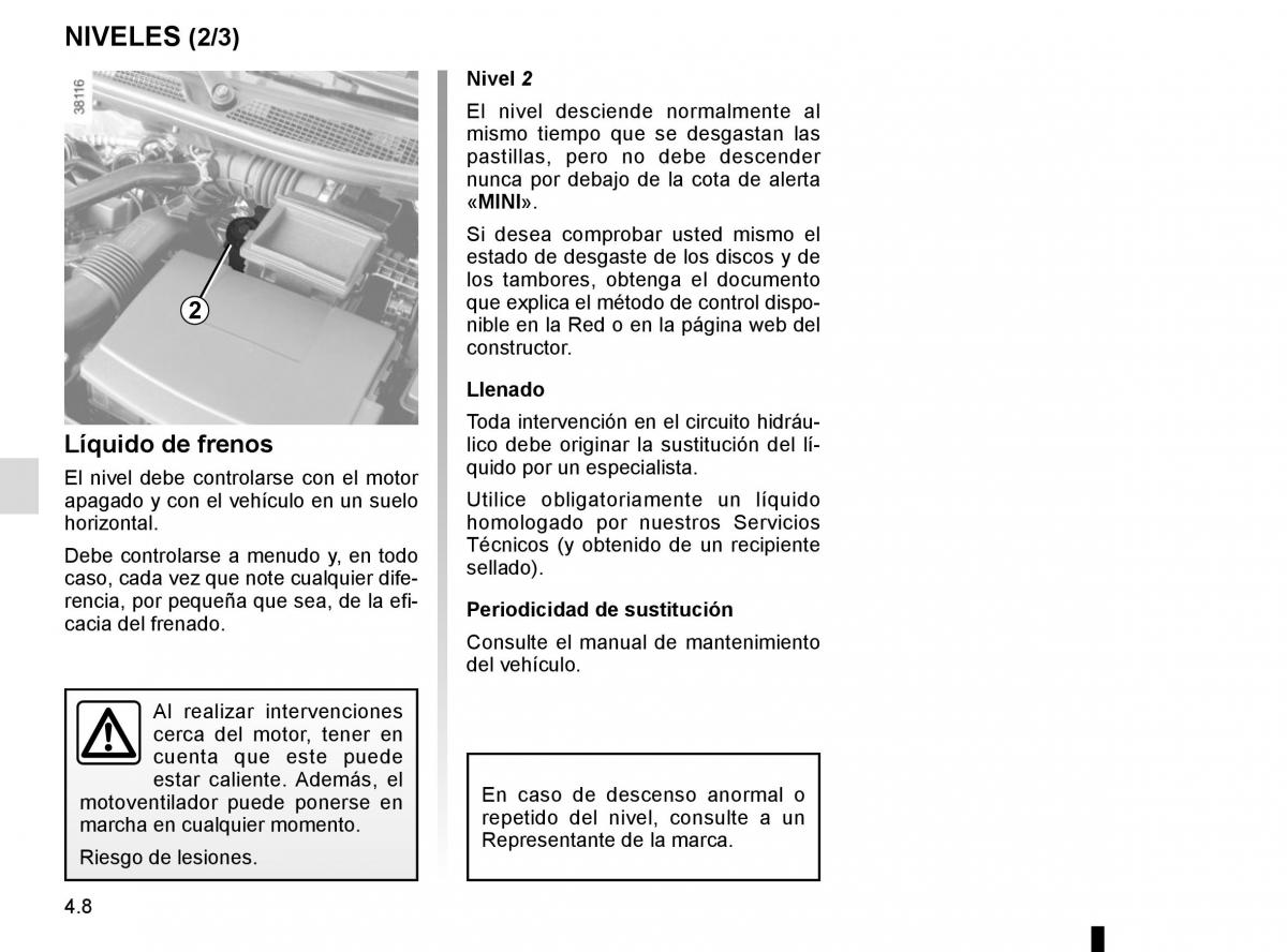 Renault Captur manual del propietario / page 166