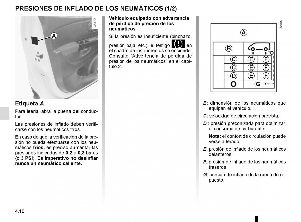 Renault Captur manual del propietario / page 168