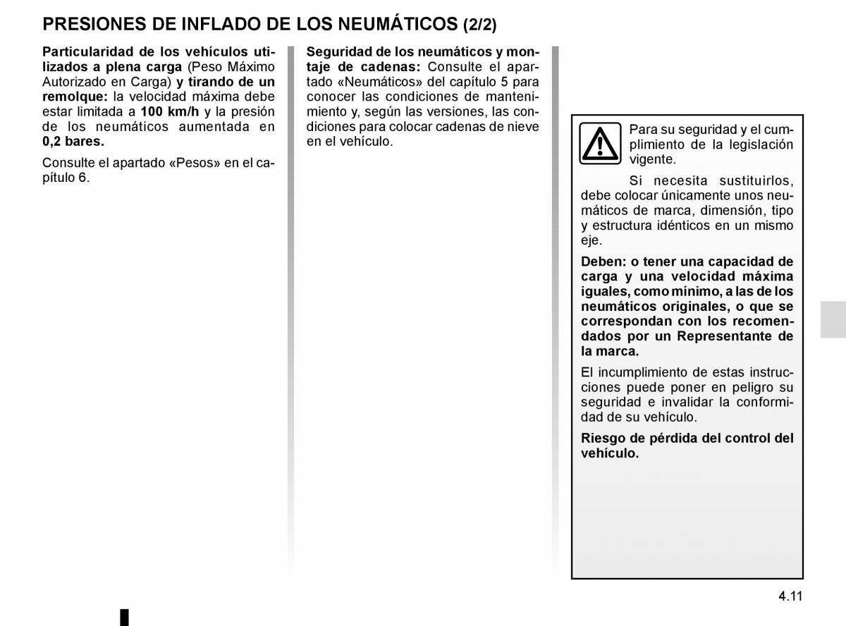 Renault Captur manual del propietario / page 169