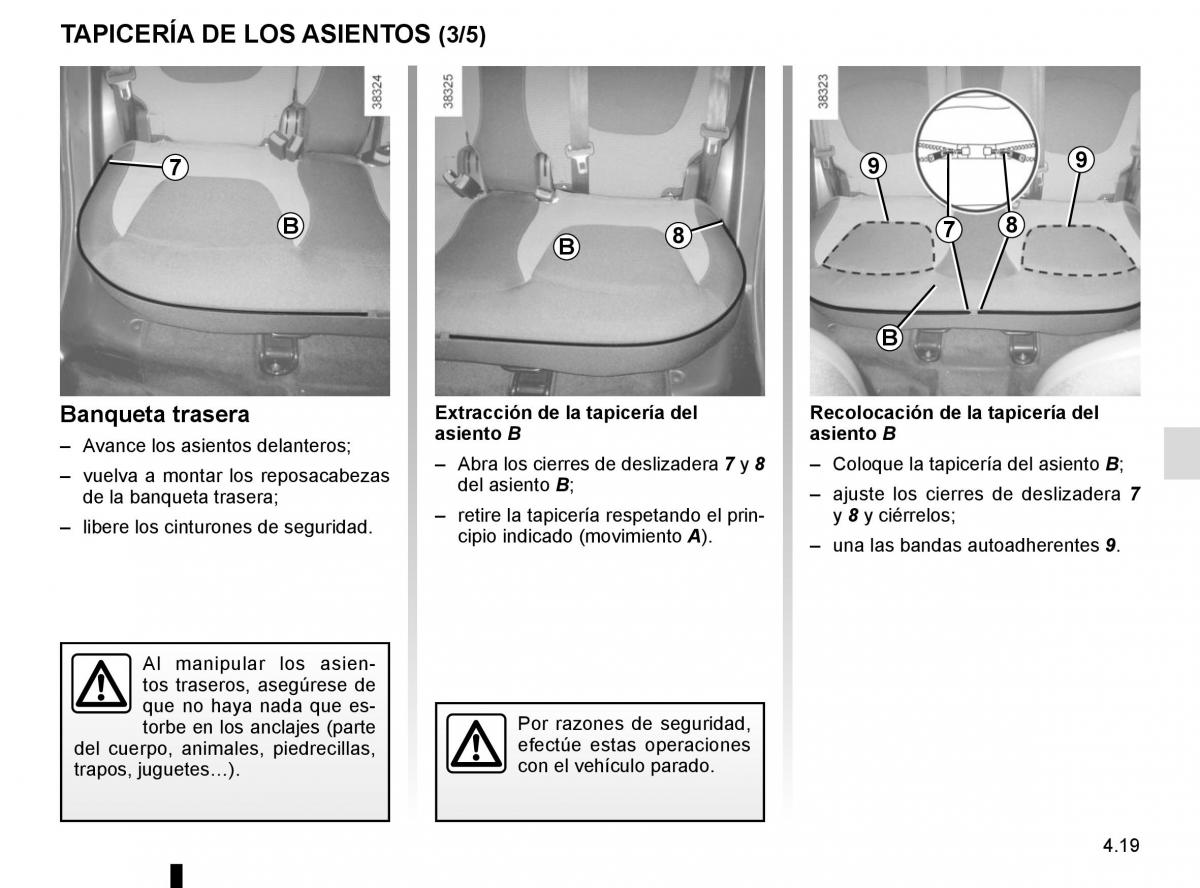 Renault Captur manual del propietario / page 177