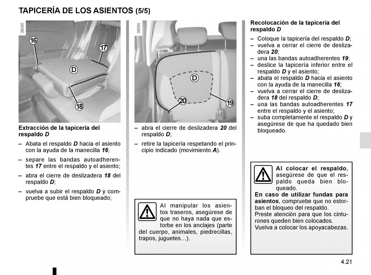 Renault Captur manual del propietario / page 179