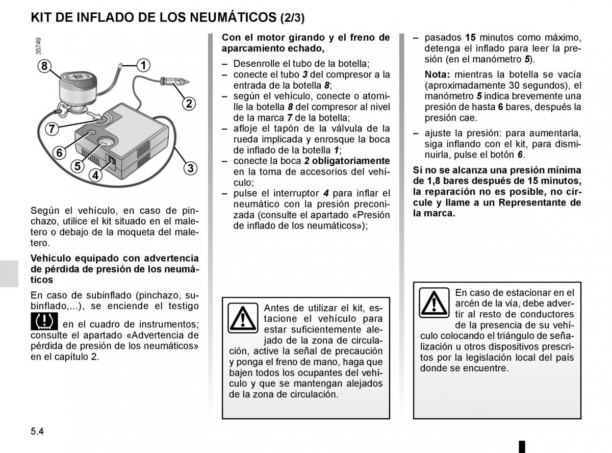 Renault Captur manual del propietario / page 184