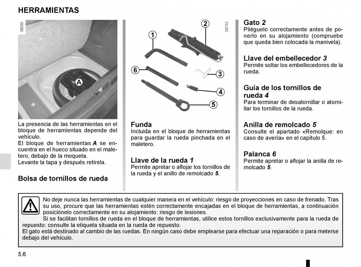 Renault Captur manual del propietario / page 186