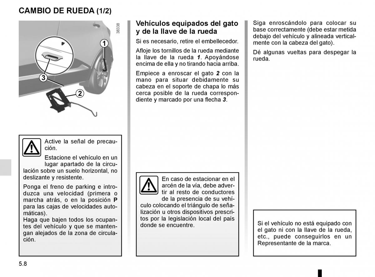 Renault Captur manual del propietario / page 188