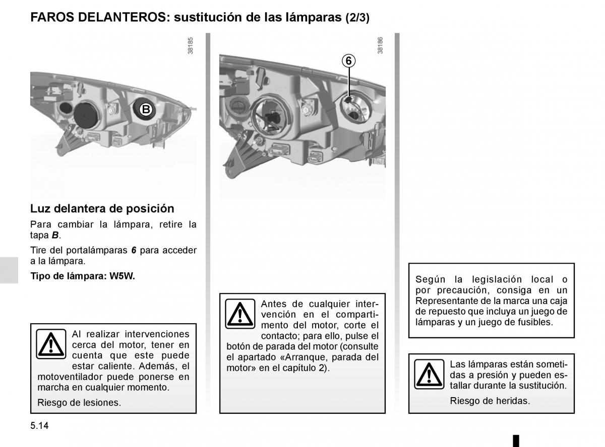 Renault Captur manual del propietario / page 194