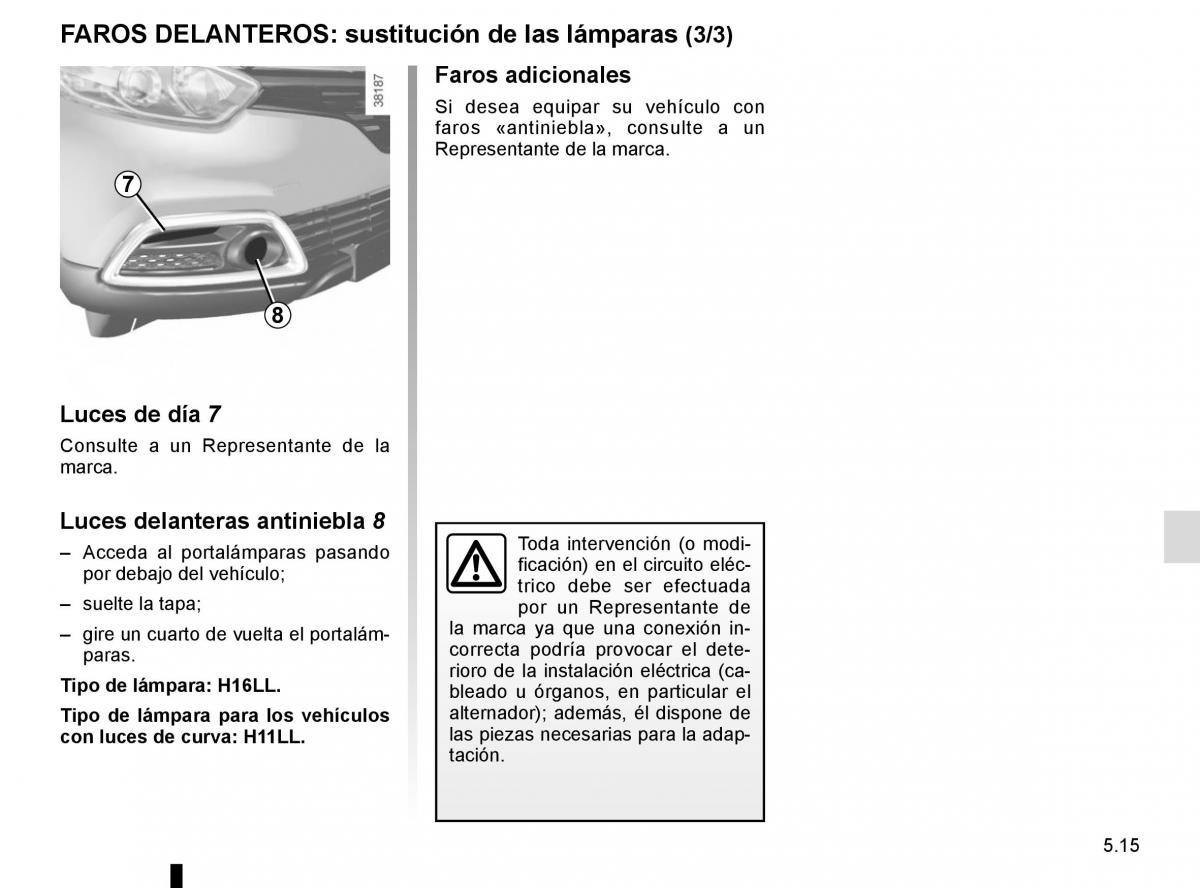 Renault Captur manual del propietario / page 195