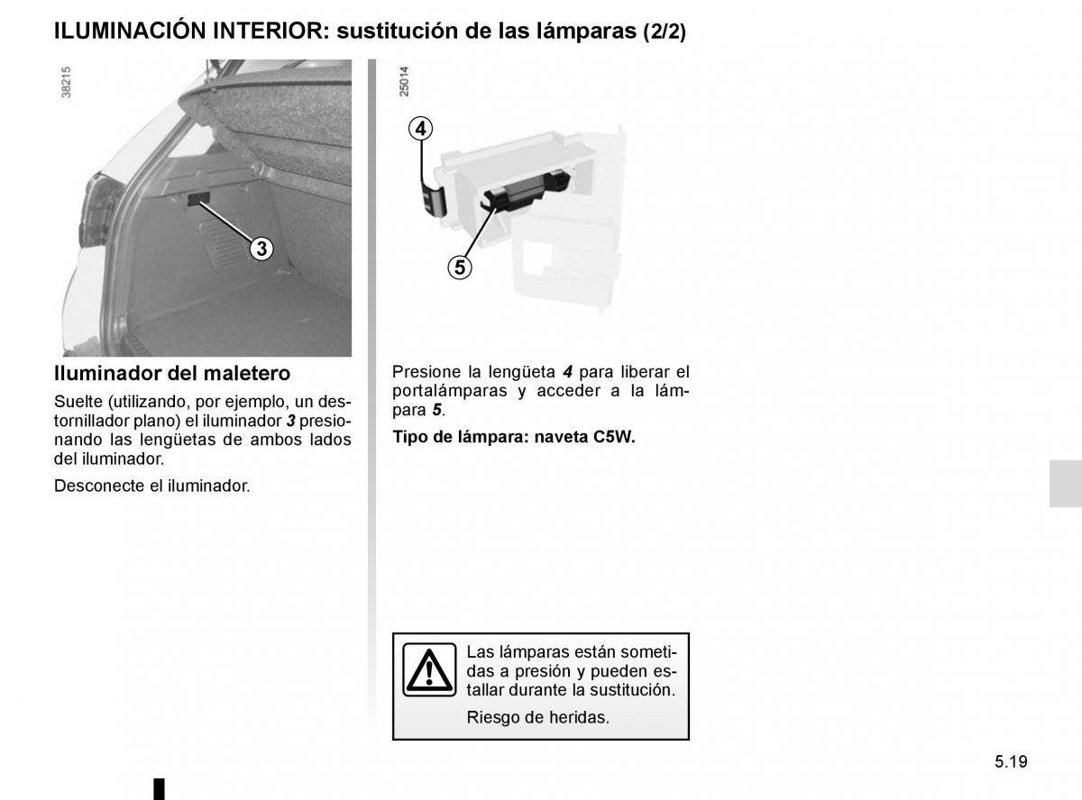 Renault Captur manual del propietario / page 199