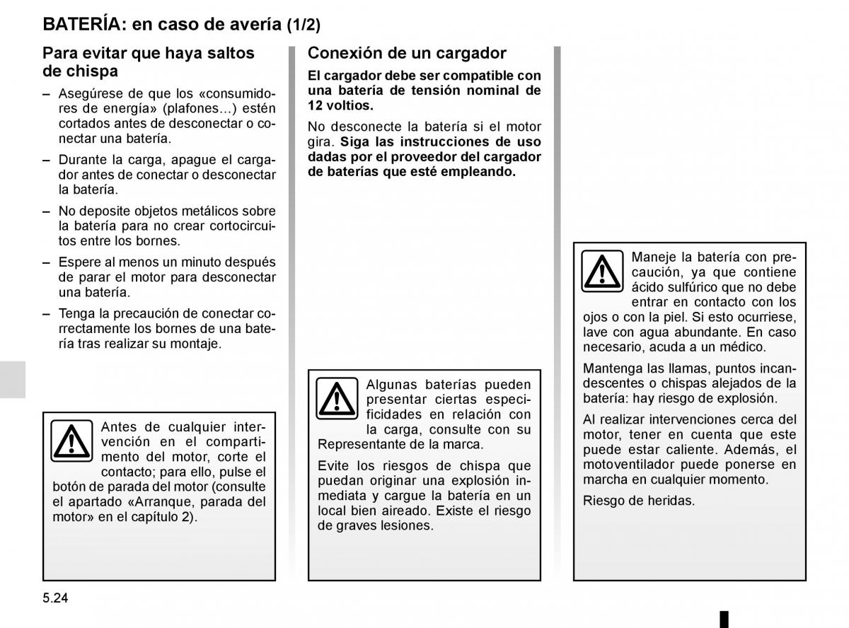 Renault Captur manual del propietario / page 204