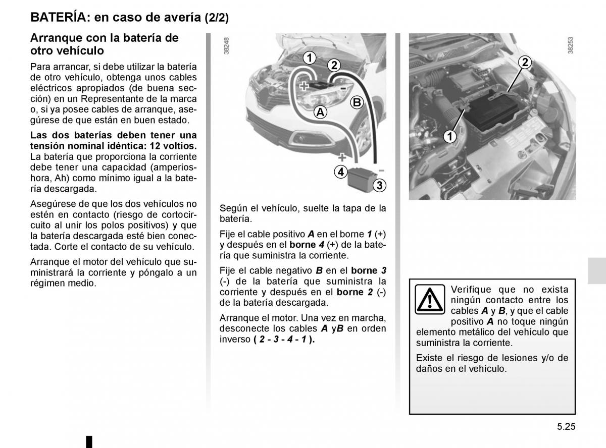 Renault Captur manual del propietario / page 205