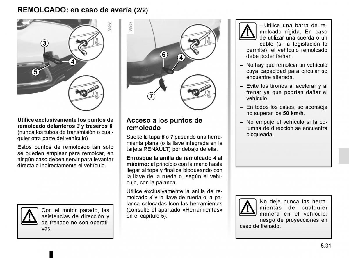 Renault Captur manual del propietario / page 211