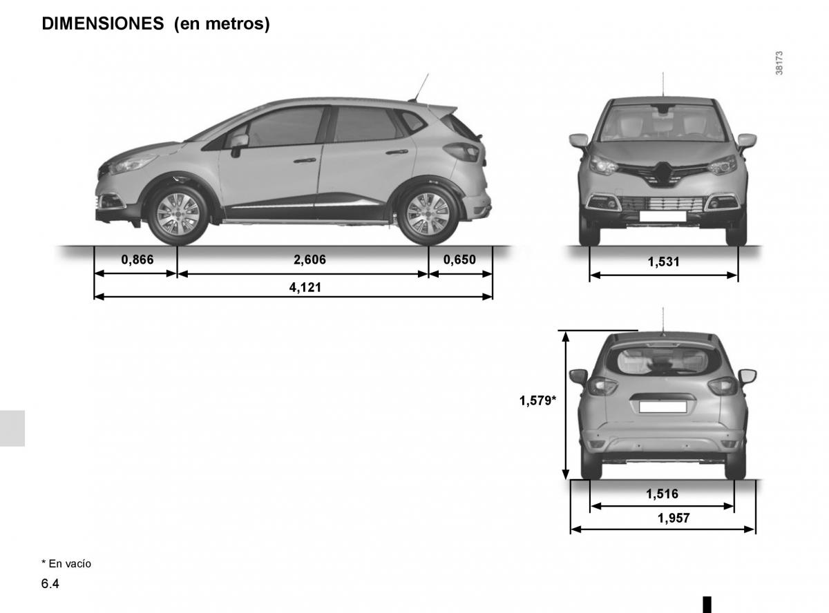 Renault Captur manual del propietario / page 222