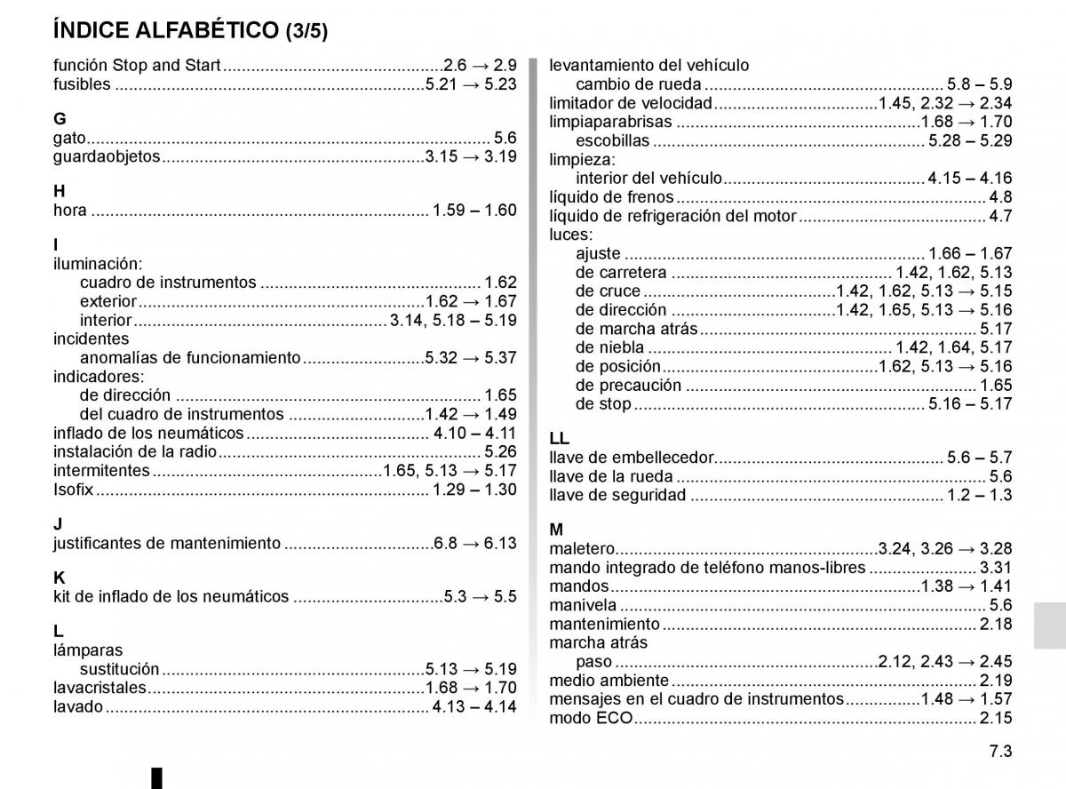 Renault Captur manual del propietario / page 239