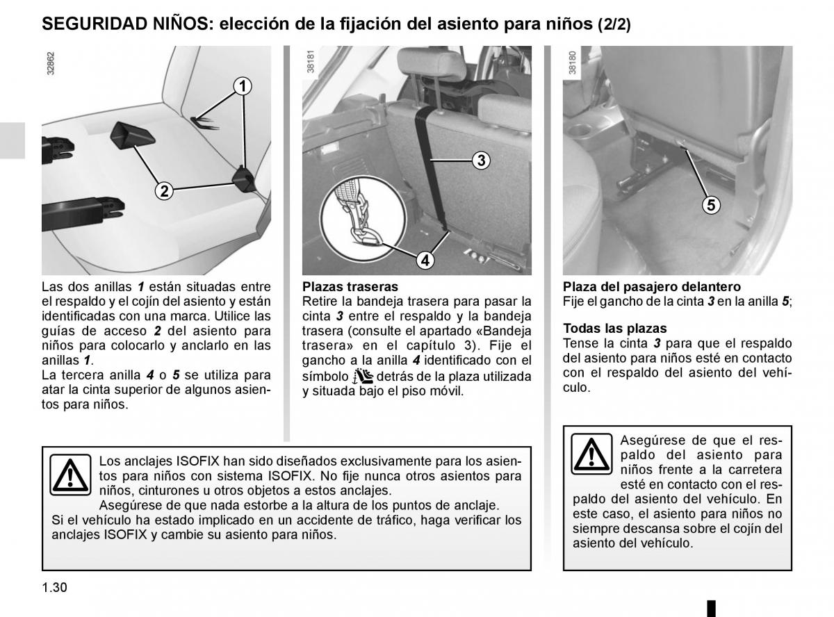 Renault Captur manual del propietario / page 36