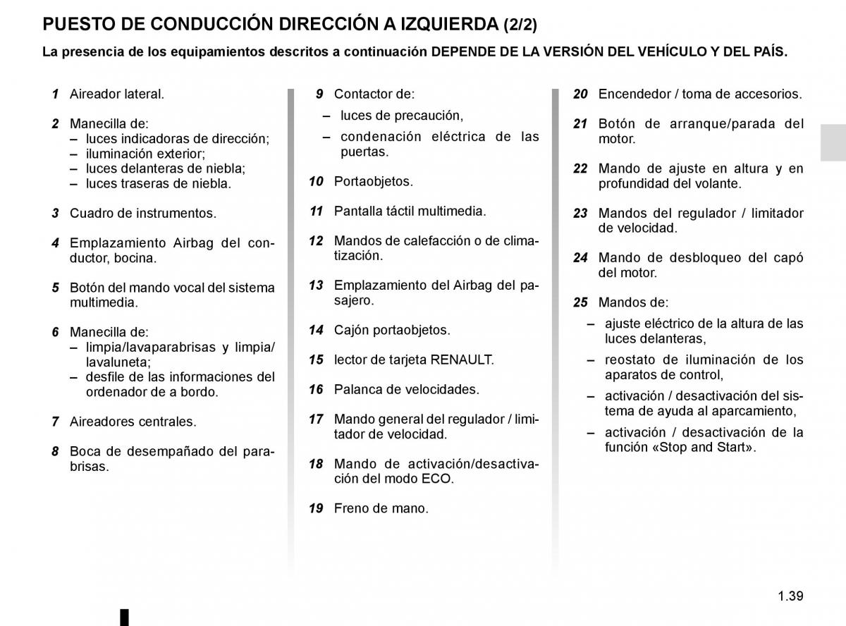 Renault Captur manual del propietario / page 45