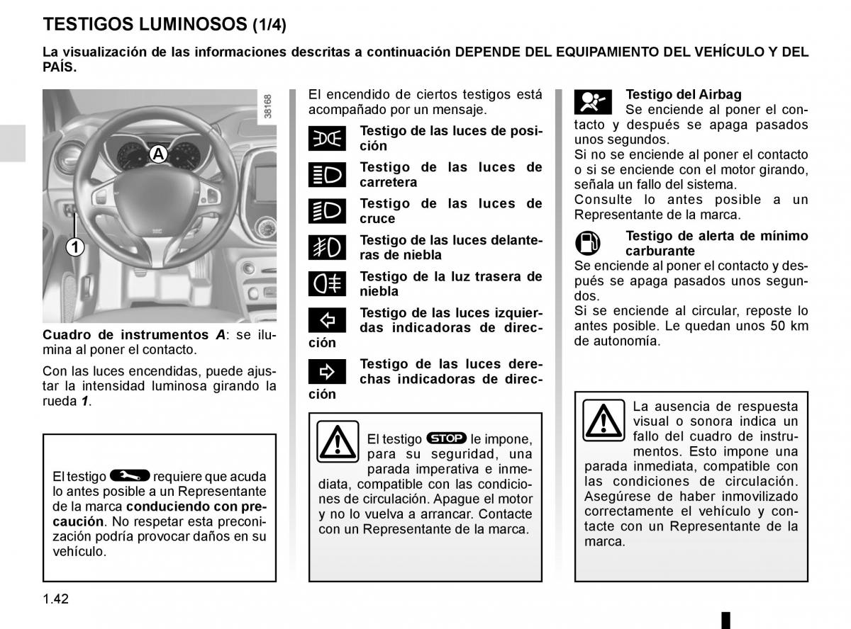 Renault Captur manual del propietario / page 48