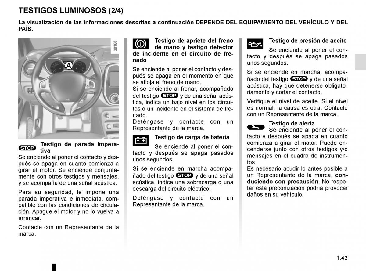 Renault Captur manual del propietario / page 49