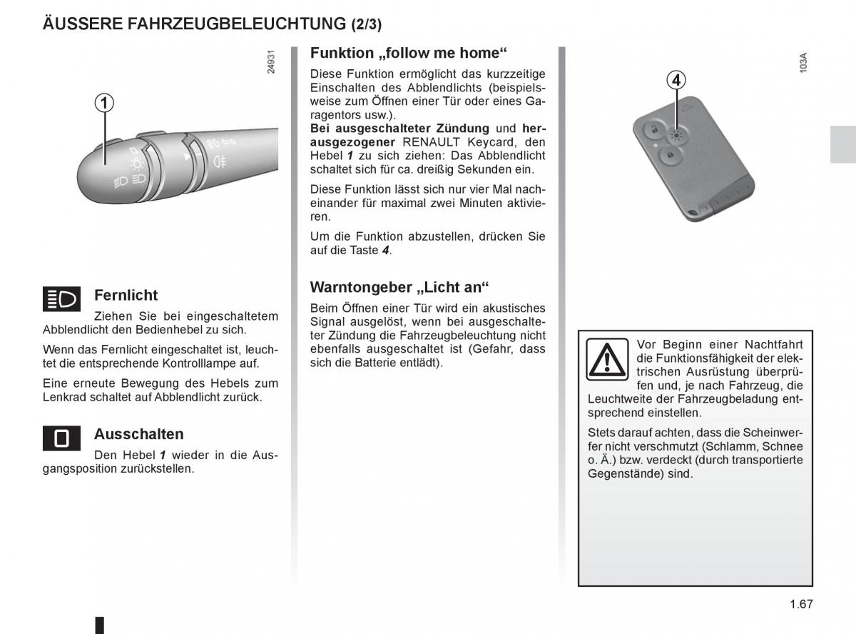 manual  Renault Espace IV 4 Handbuch / page 73