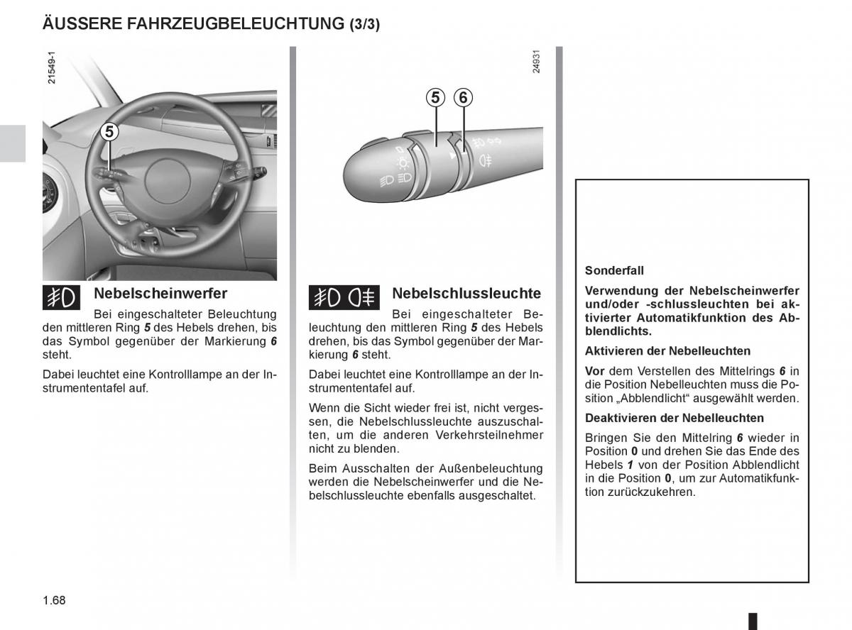 manual  Renault Espace IV 4 Handbuch / page 74