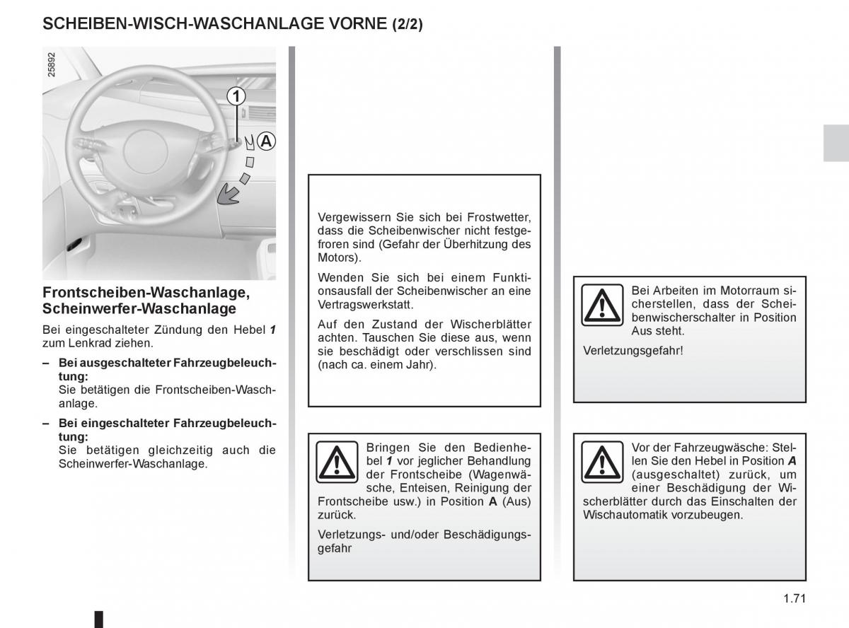 manual  Renault Espace IV 4 Handbuch / page 77