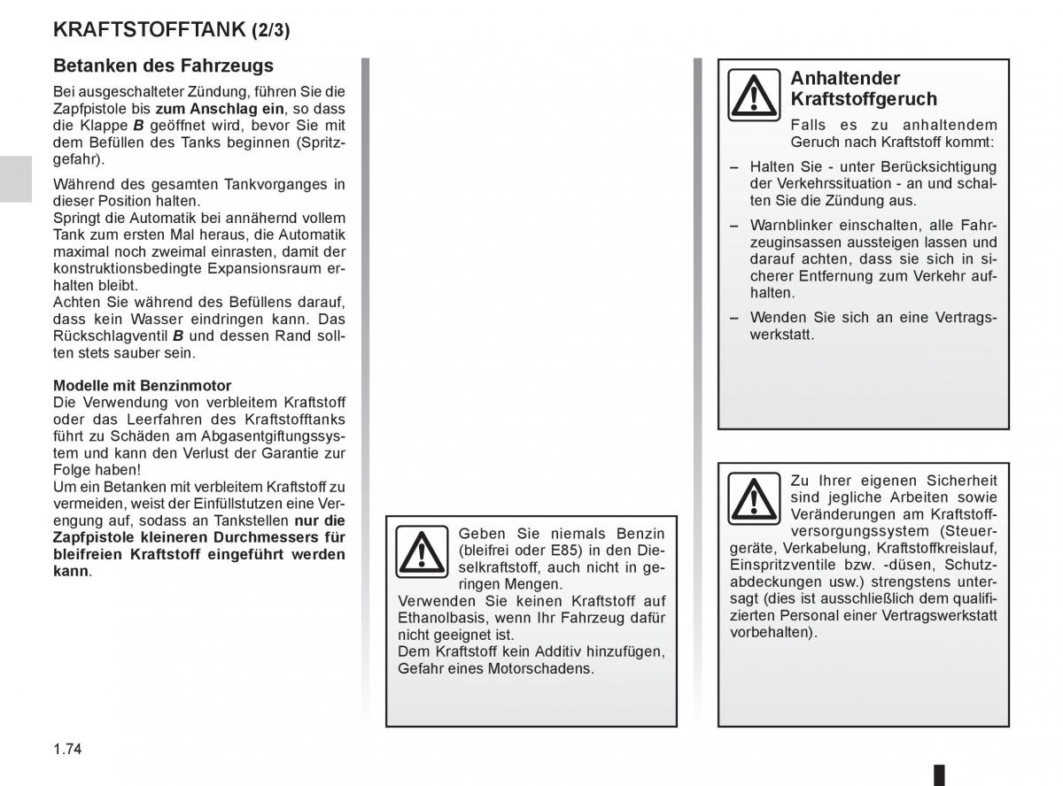 manual  Renault Espace IV 4 Handbuch / page 80