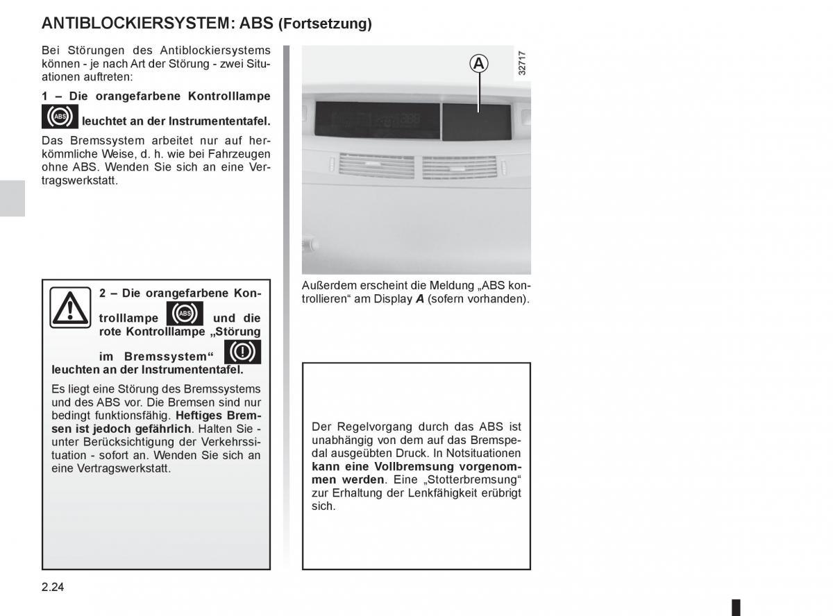 manual  Renault Espace IV 4 Handbuch / page 106