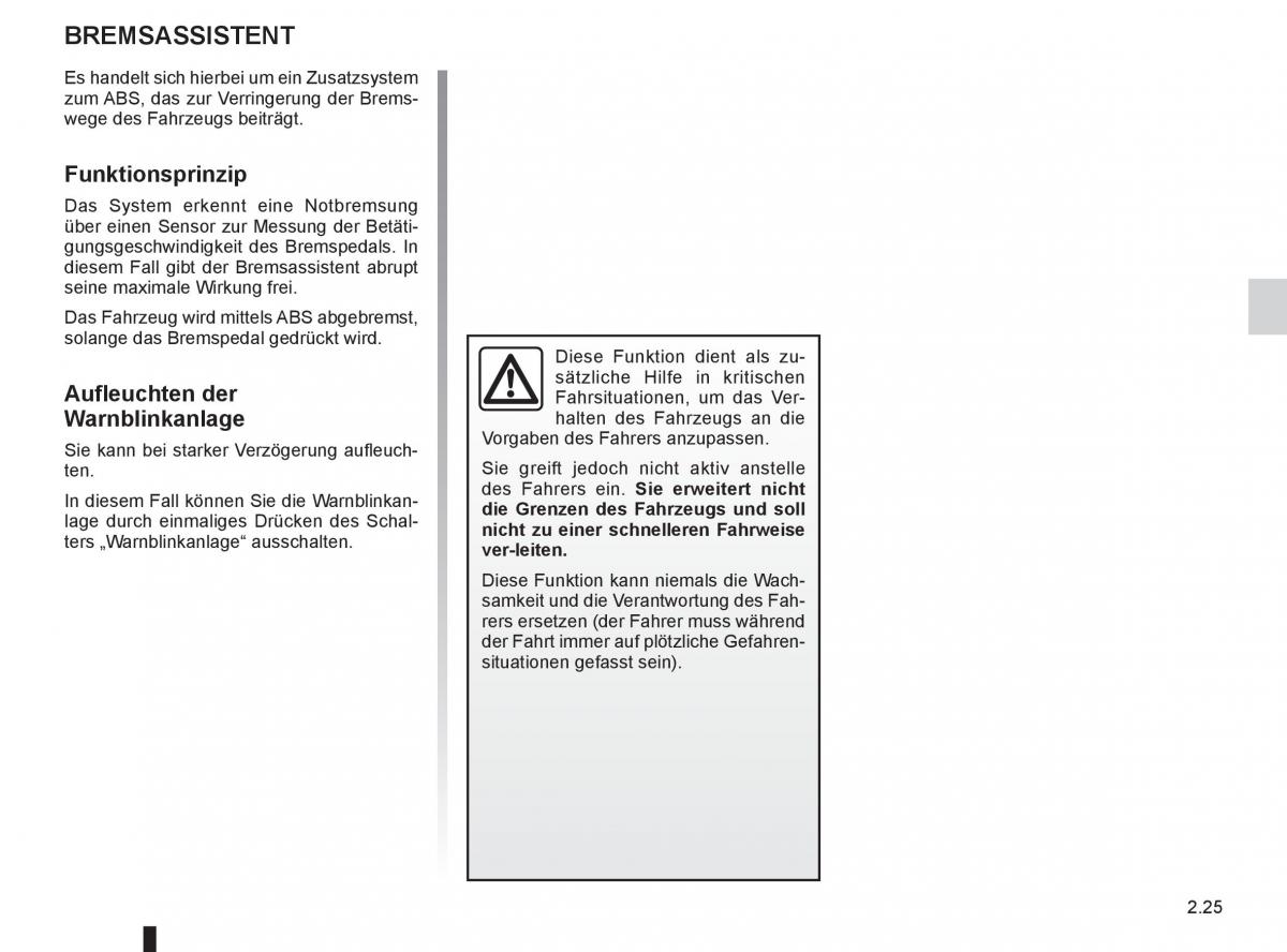 manual  Renault Espace IV 4 Handbuch / page 107