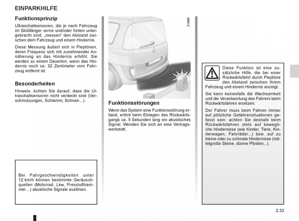 manual  Renault Espace IV 4 Handbuch / page 115