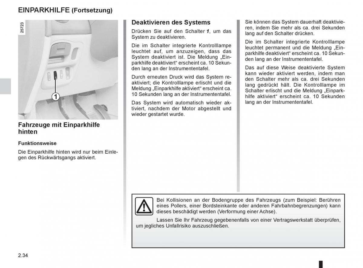 manual  Renault Espace IV 4 Handbuch / page 116