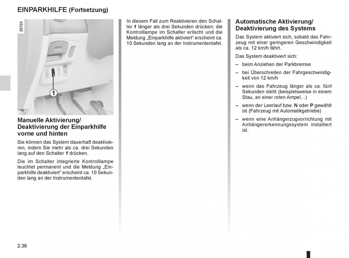 manual  Renault Espace IV 4 Handbuch / page 118