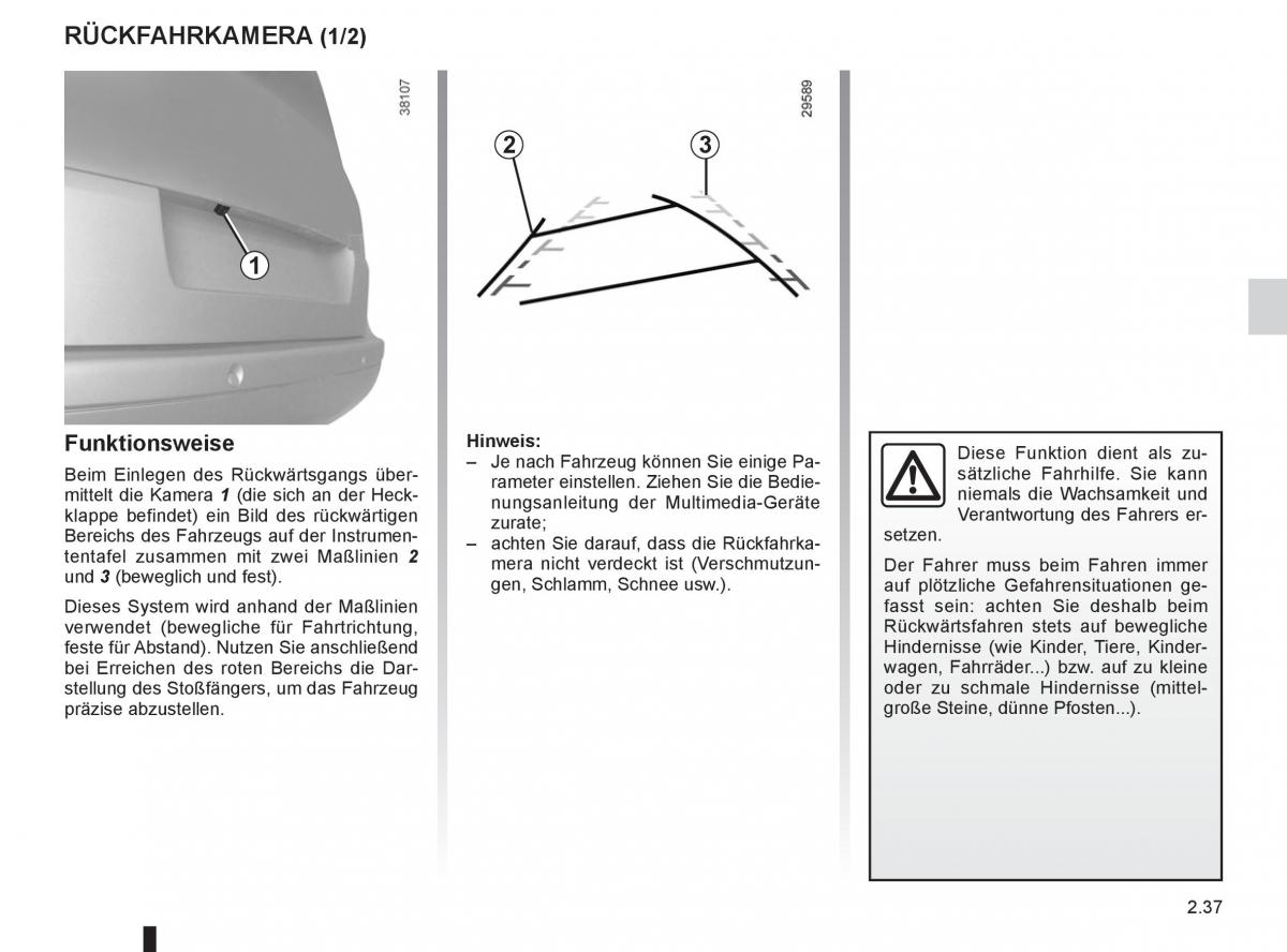 manual  Renault Espace IV 4 Handbuch / page 119