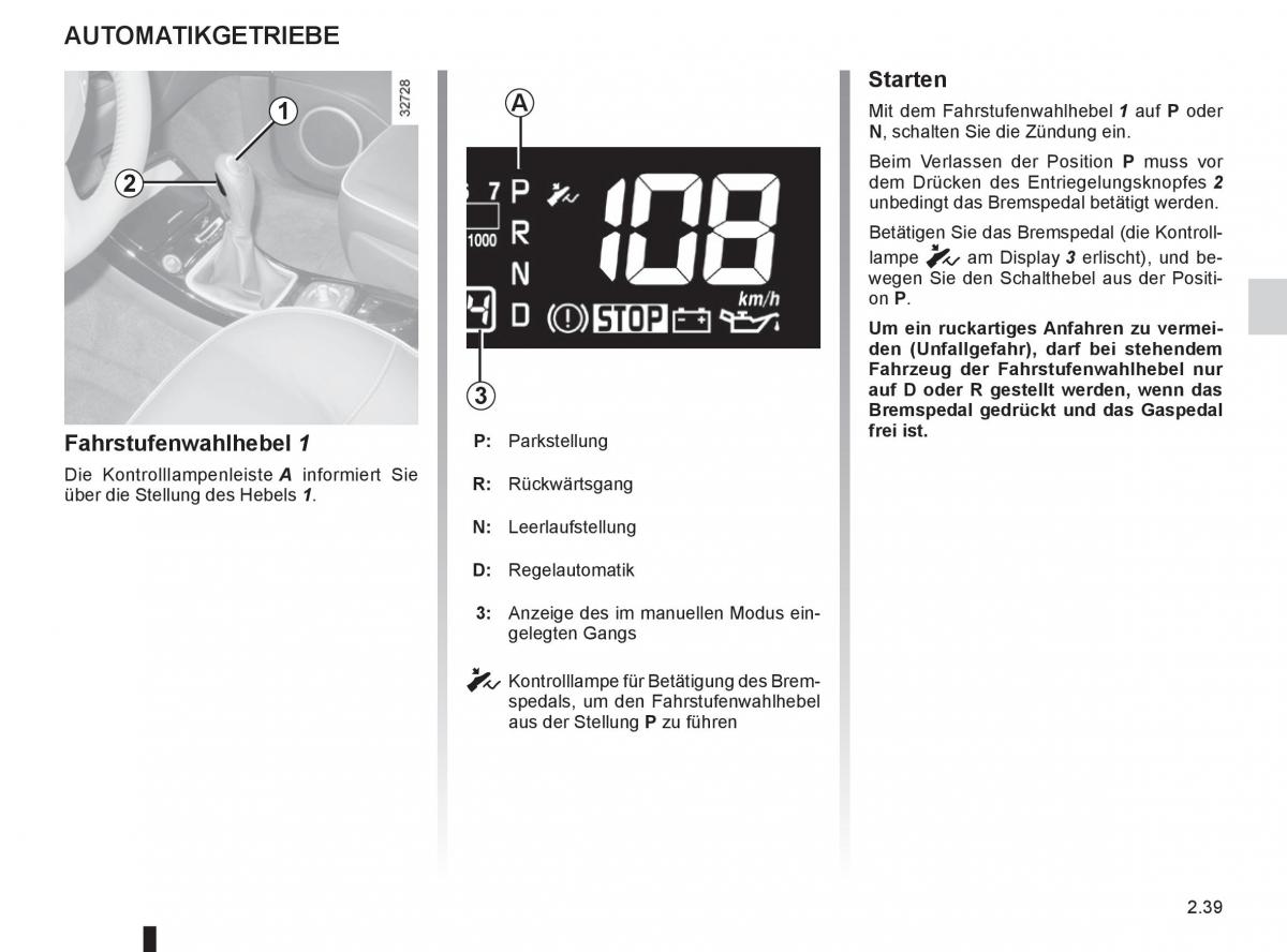 manual  Renault Espace IV 4 Handbuch / page 121