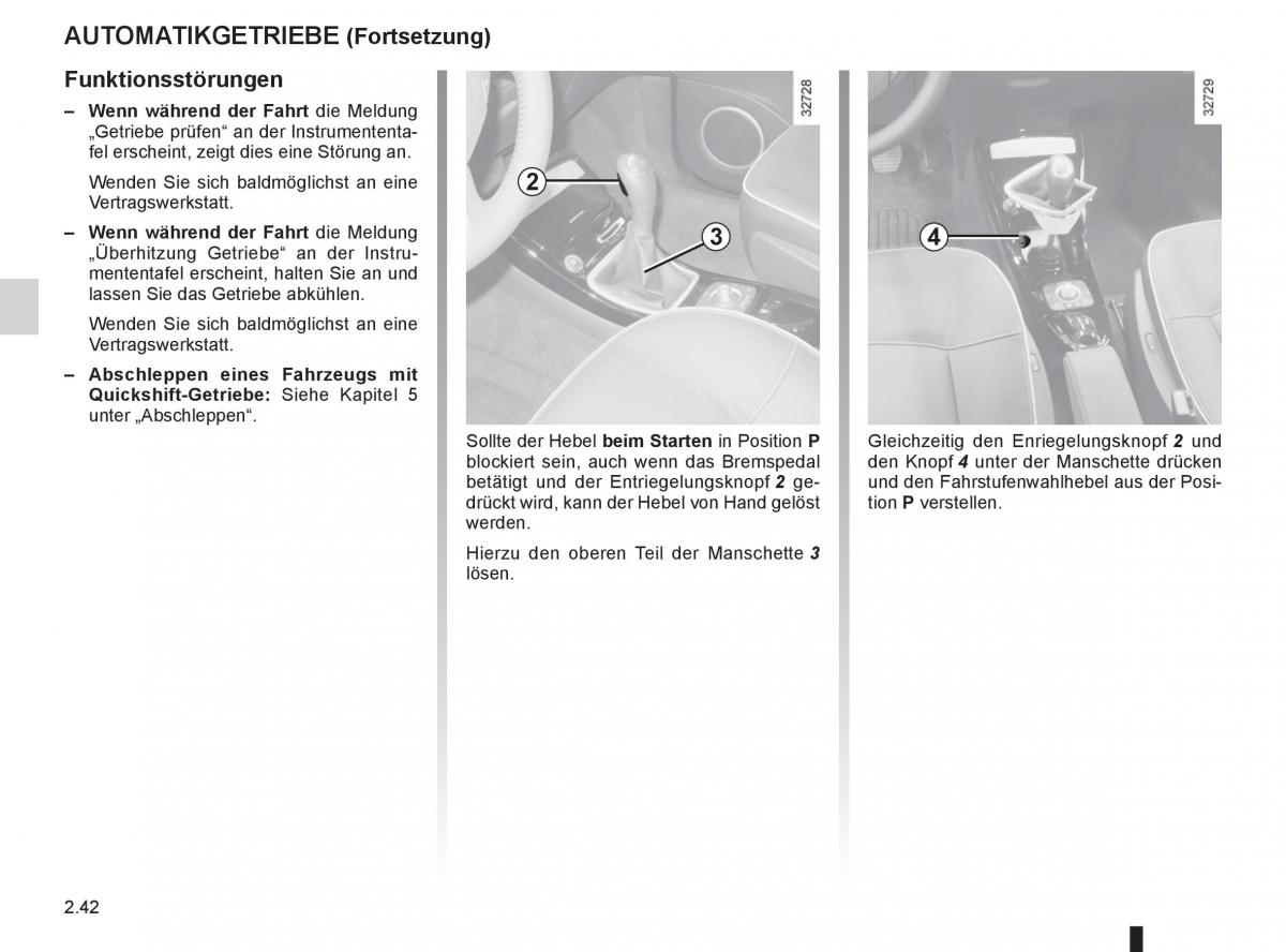 manual  Renault Espace IV 4 Handbuch / page 124