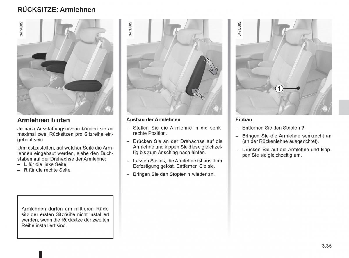 manual  Renault Espace IV 4 Handbuch / page 159