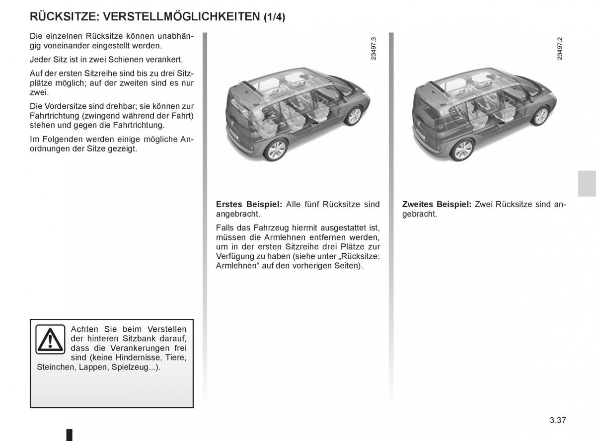 manual  Renault Espace IV 4 Handbuch / page 161