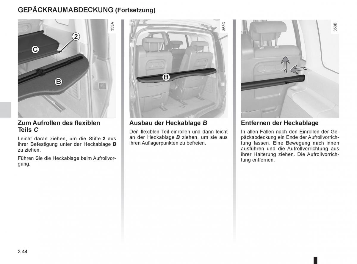 manual  Renault Espace IV 4 Handbuch / page 168