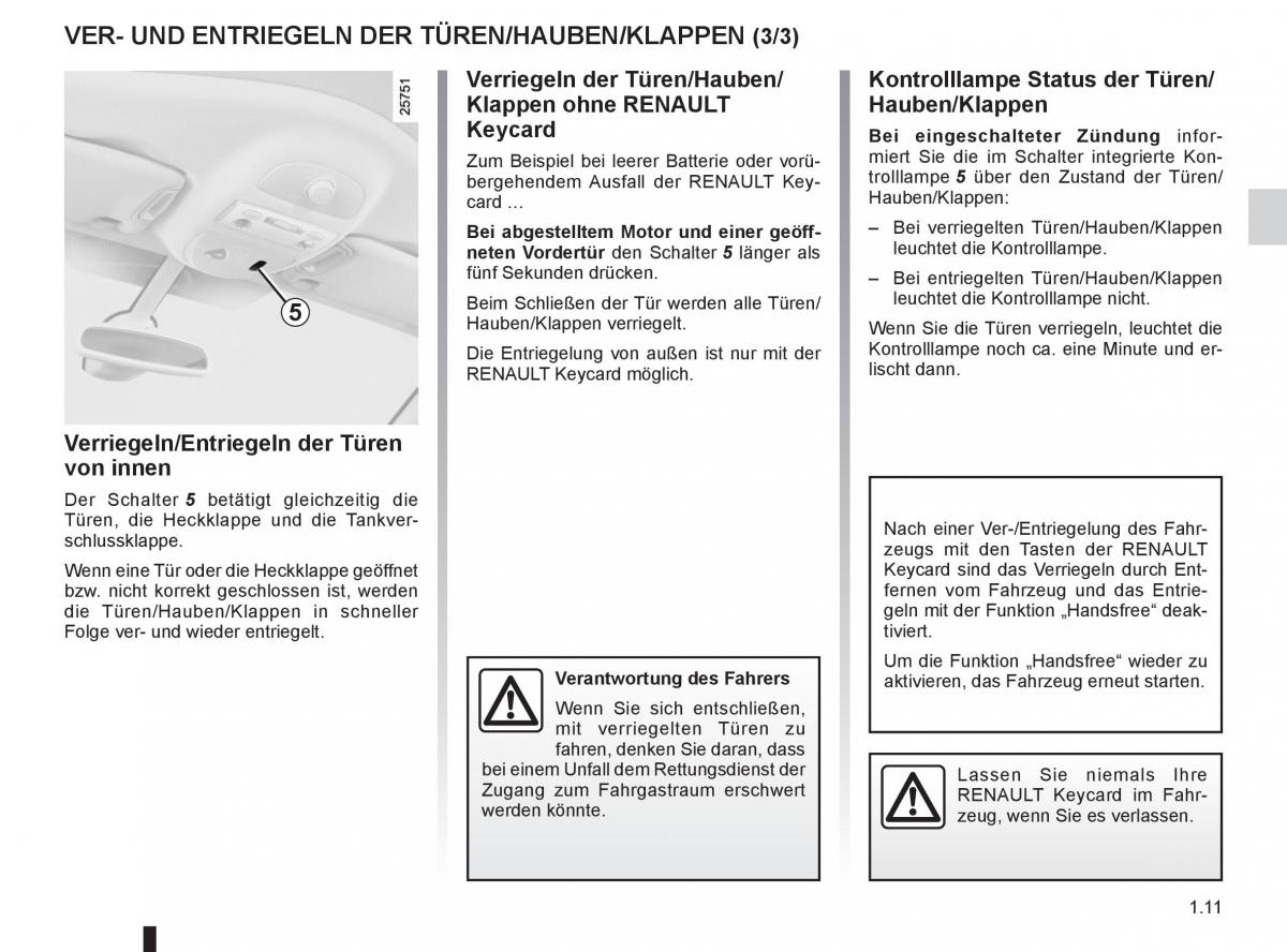 manual  Renault Espace IV 4 Handbuch / page 17