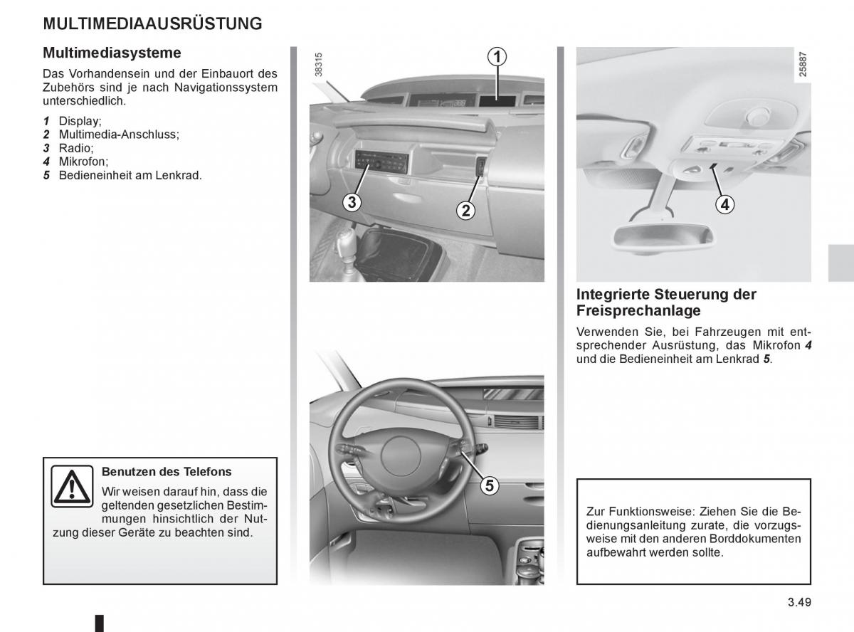 manual  Renault Espace IV 4 Handbuch / page 173