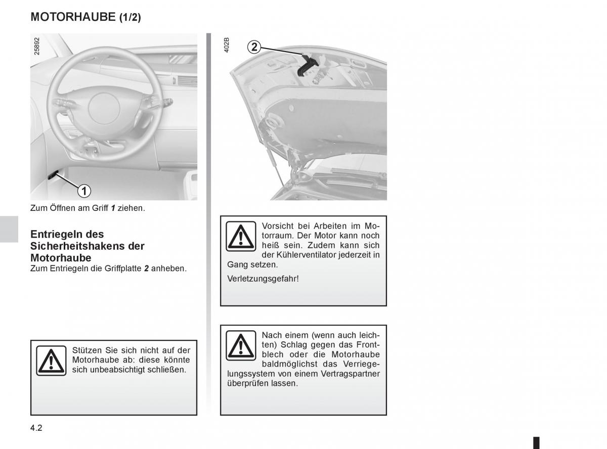 manual  Renault Espace IV 4 Handbuch / page 176