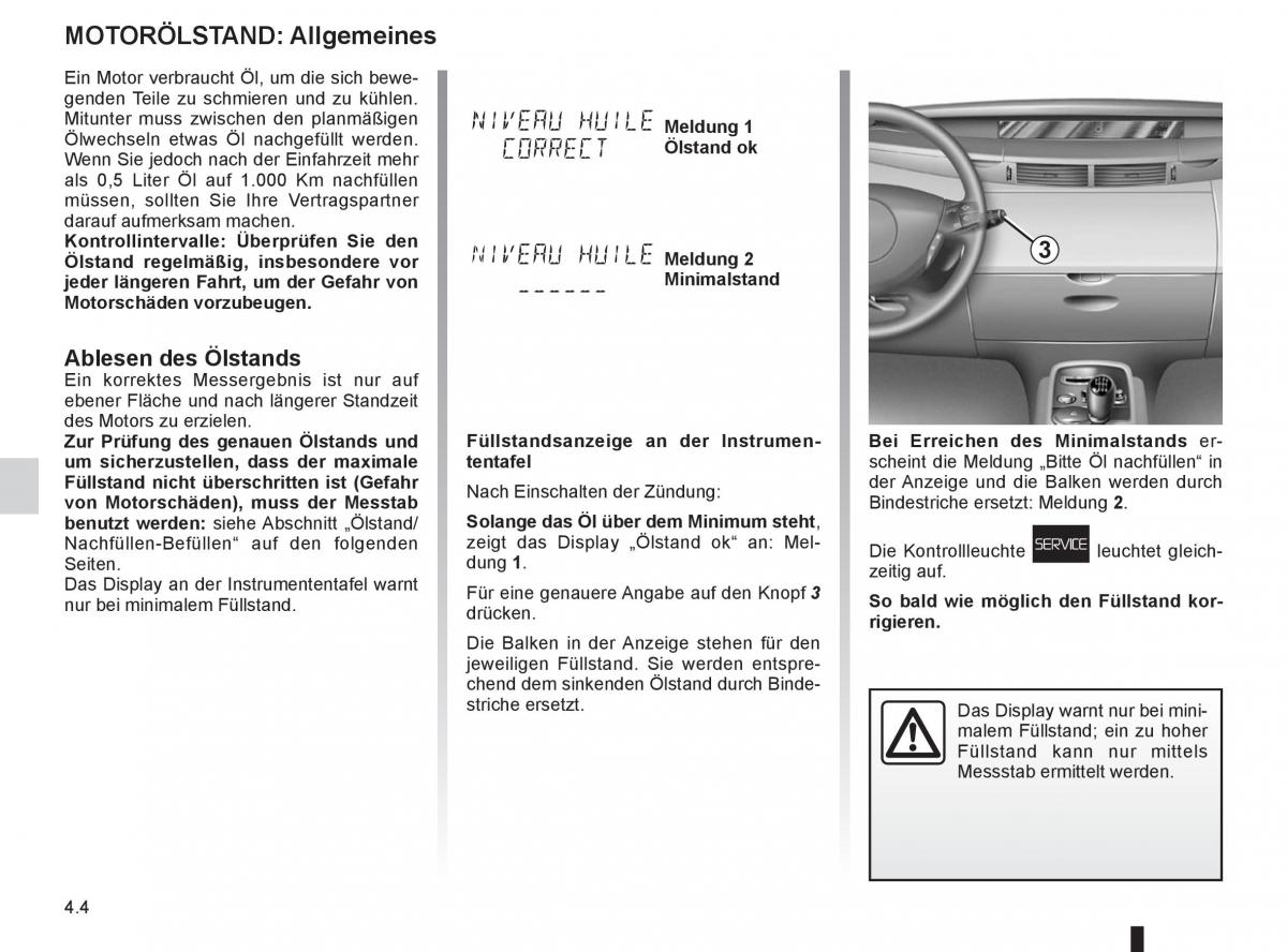 manual  Renault Espace IV 4 Handbuch / page 178