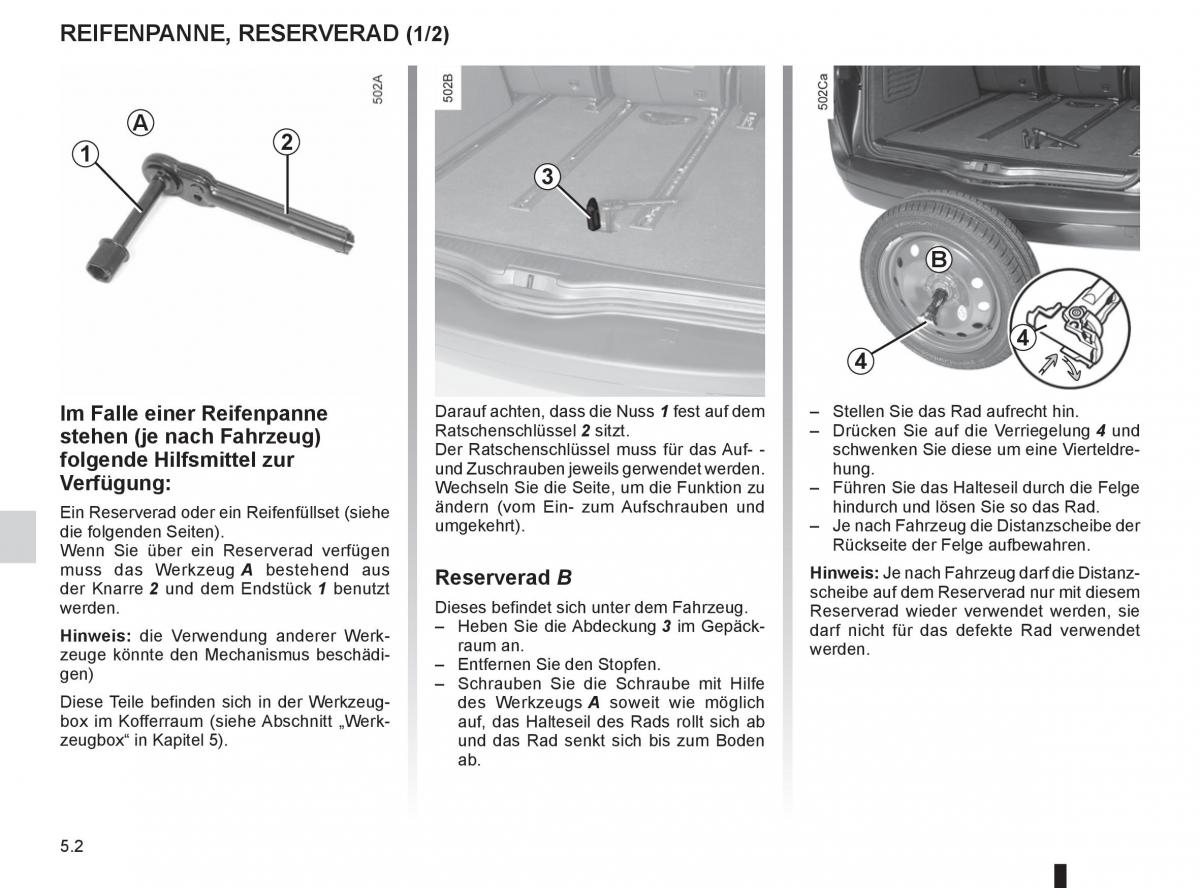 manual  Renault Espace IV 4 Handbuch / page 192