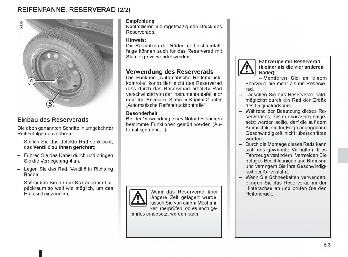 manual  Renault Espace IV 4 Handbuch / page 193