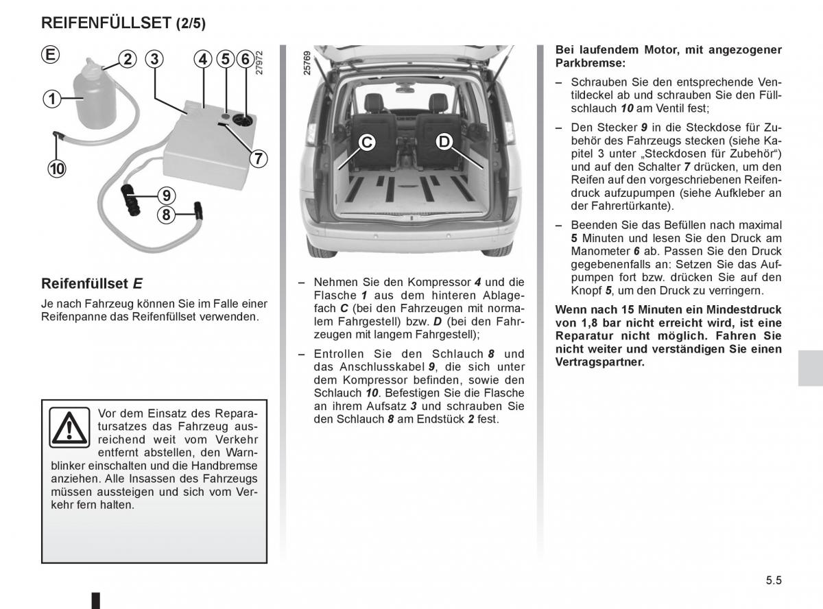 manual  Renault Espace IV 4 Handbuch / page 195