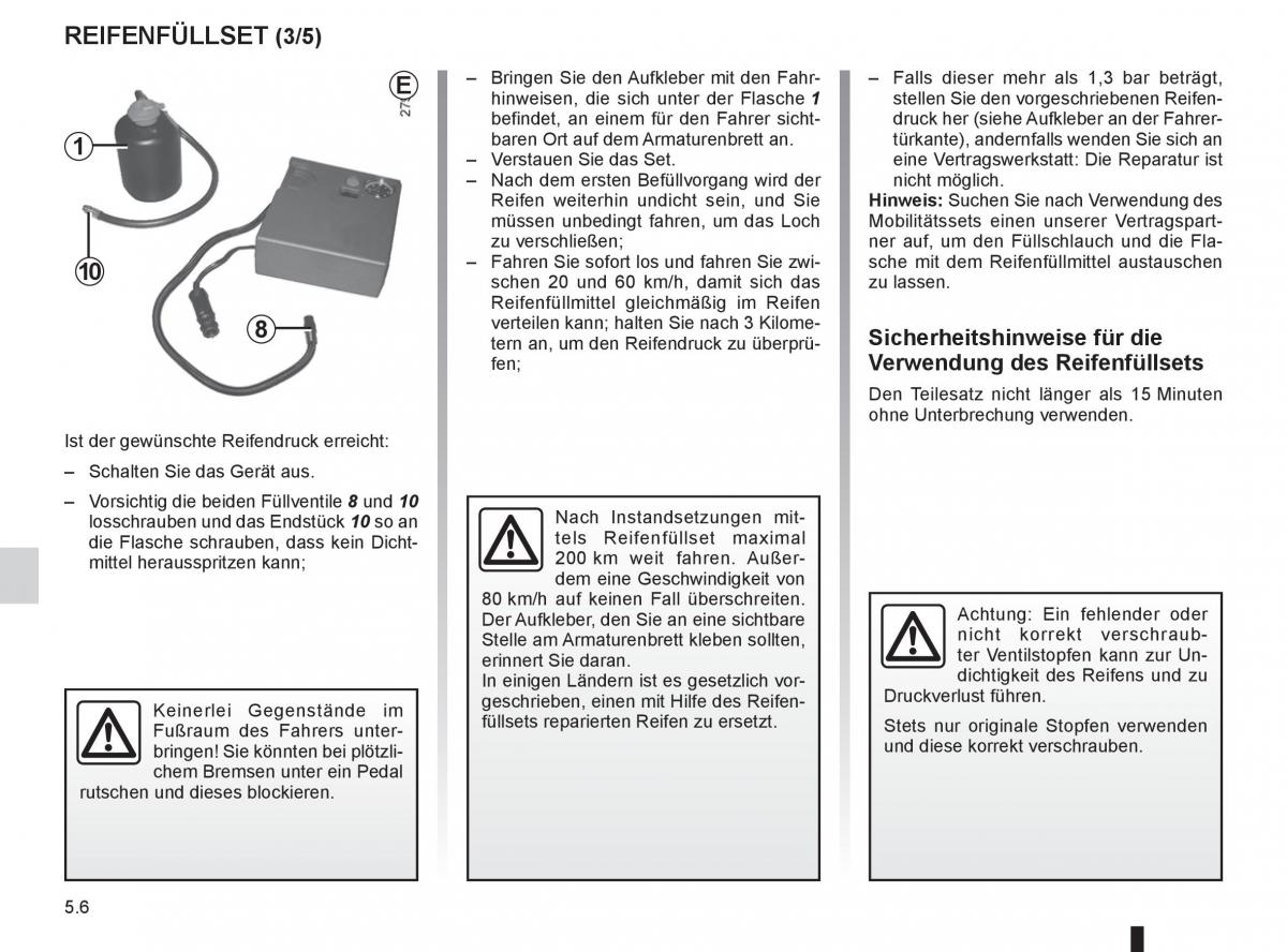 manual  Renault Espace IV 4 Handbuch / page 196